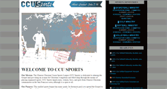 Desktop Screenshot of ccusports.com